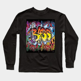 bass goth gothic art Long Sleeve T-Shirt